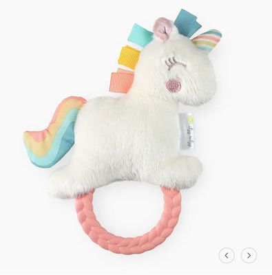 Ritzy Rattle Pal™ Plush Rattle Teether | Unicorn
