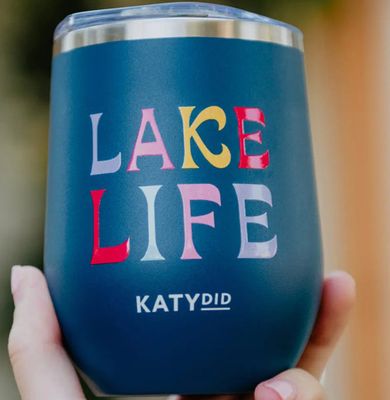 Lake Life Stainless Steel Wine Tumbler