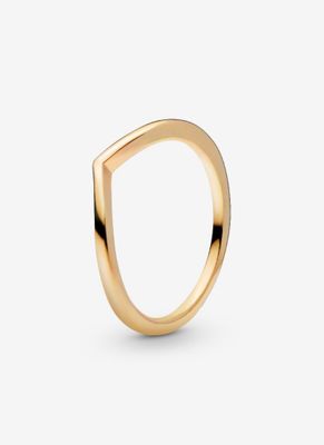 PANDORA™ Wishbone Pandora 14K Gold Plated Ring