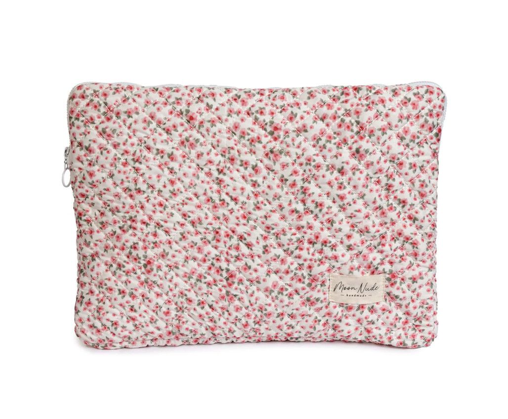 Moon Nude Laptop Sleeve, Color: Peony