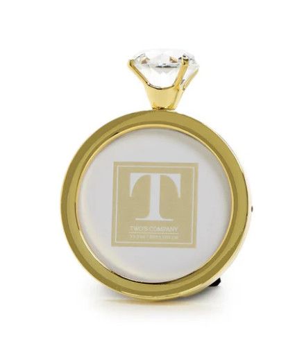 Ring Photo Frame, Color: Gold