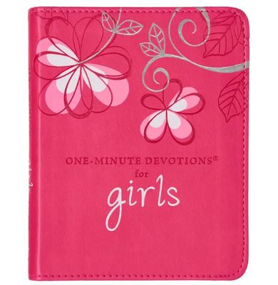 One-Minute Devotions for Girls Faux Leather