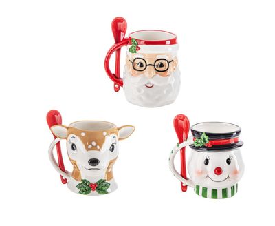 Christmas Mug with Spoon