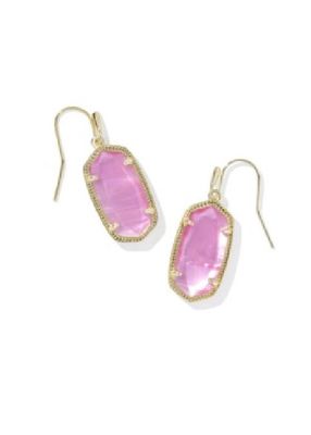 The Dani Earring Gold Azalea Illusion