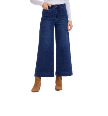 The Jake Wide Leg Pant , Color: Blue, Size: L