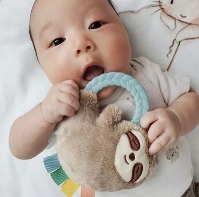 Ritzy Rattle Pal™ Plush Rattle Teether | Sloth