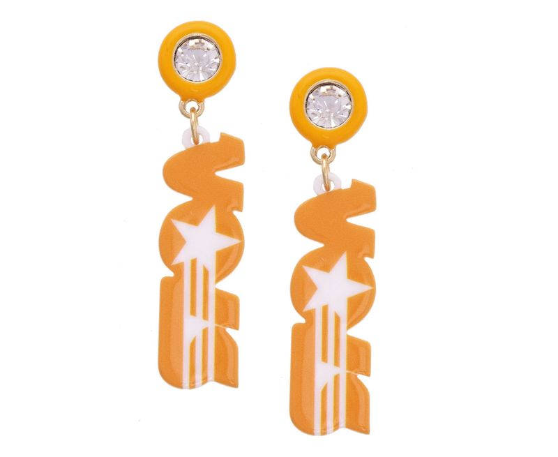 TN Vols Big Orange Earrings