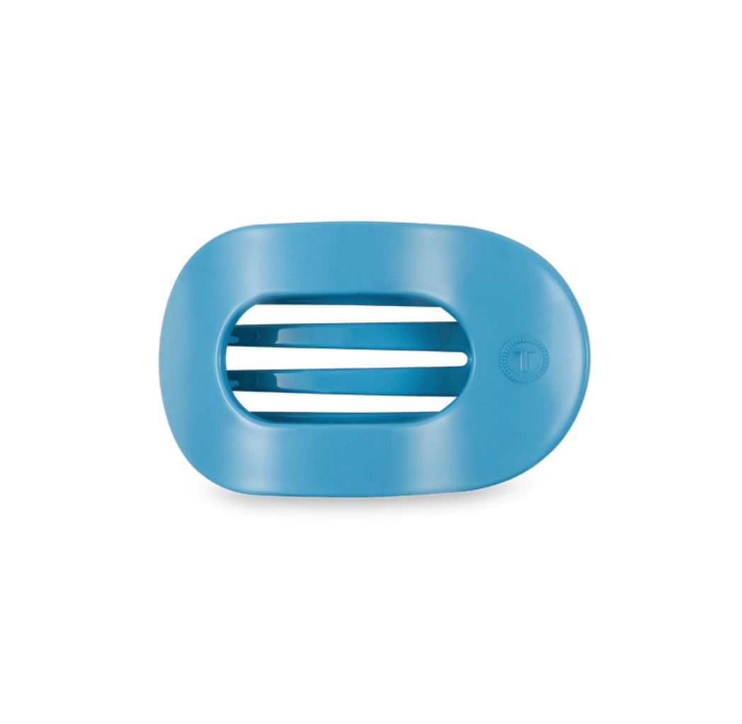 Teleties™ Flat Round Hair Clip | Summer Sky, Size: Small