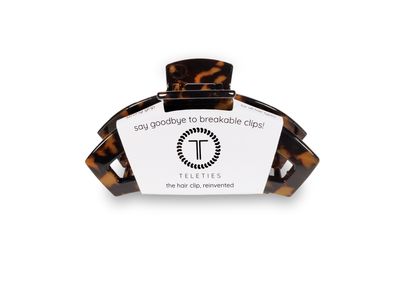 Teleties™ Open Hair Clip | Tortoise