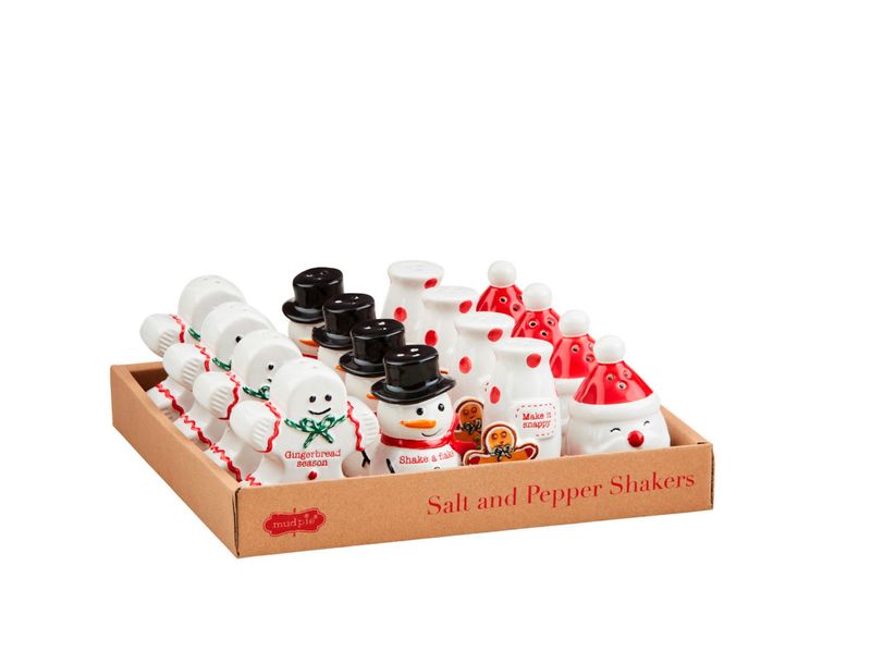 Mix + Match Christmas Salt + Pepper  Shaker
