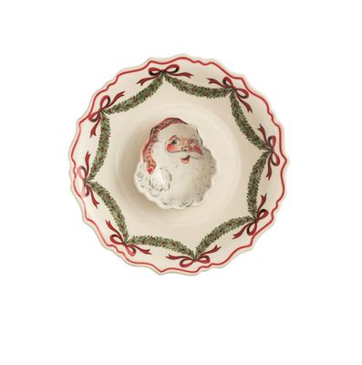 Santa Chip &amp; Dip Bowl