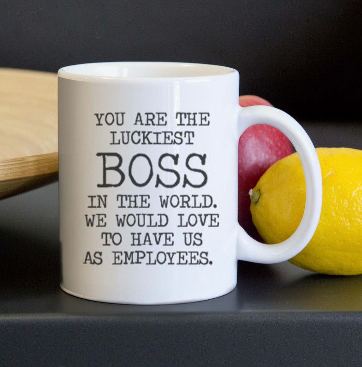 Luckiest Boss Mug
