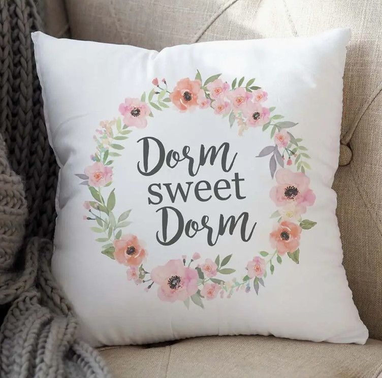 Dorm Sweet Dorm Pillow
