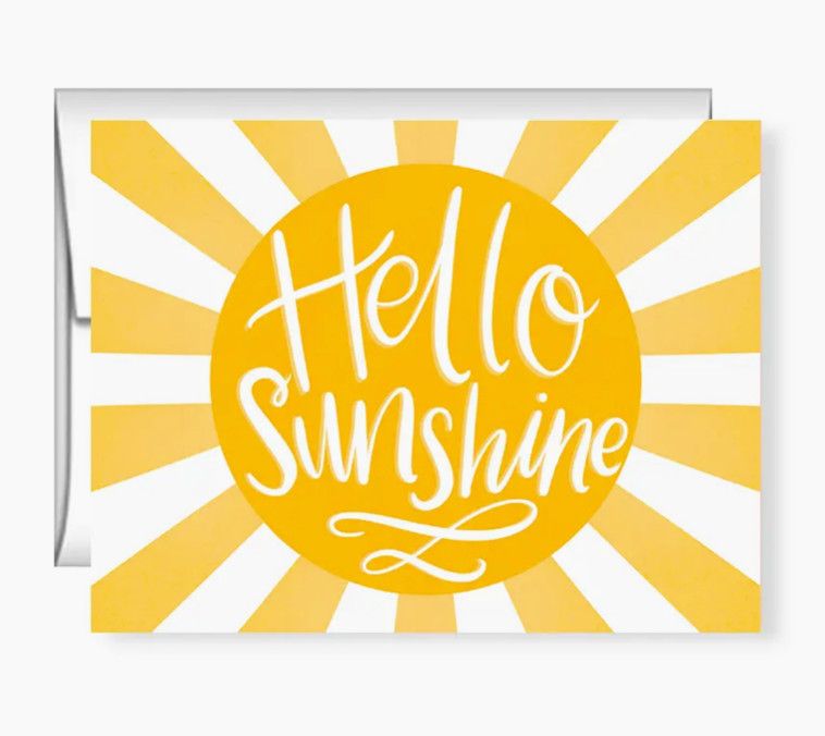 Hello Sunshine Greeting Card