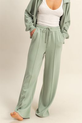 The Pintuck Wide Leg Pants