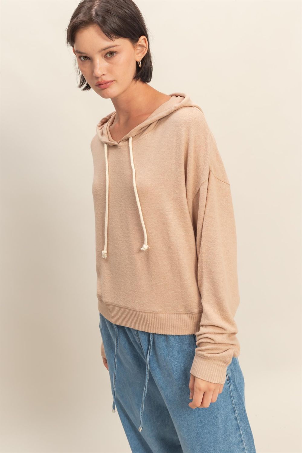The Major Top, Size: S, Color: Dark Taupe