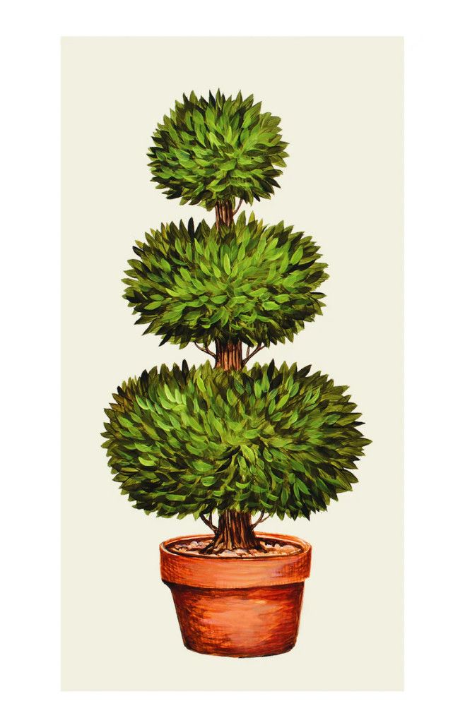Topiary Guest Napkin