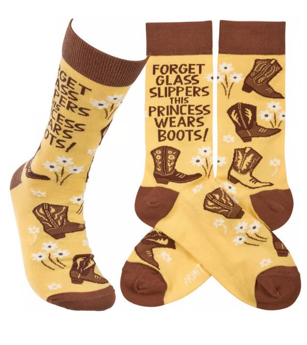 Princess Wears Boots Socks