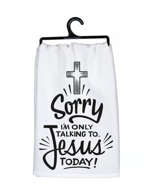 Jesus Today Tea Towel