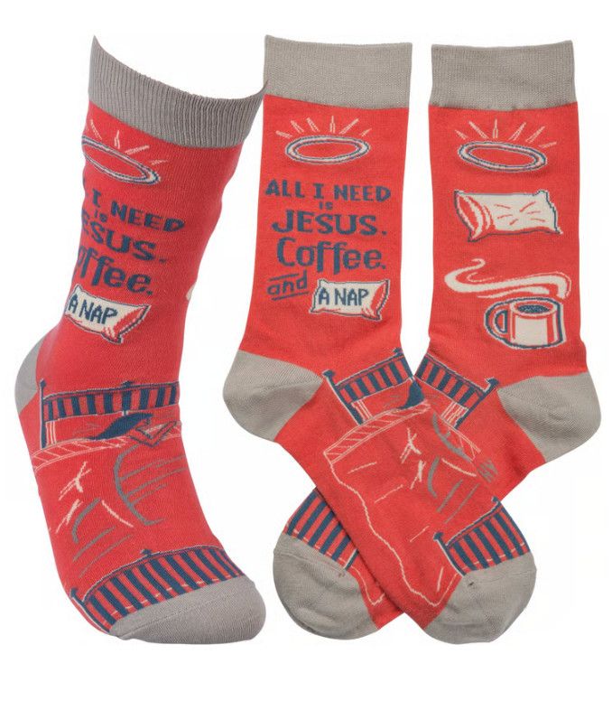 Jesus, Coffee, Nap Socks