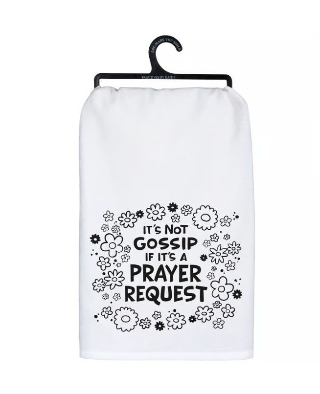 Prayer Request Tea Towel