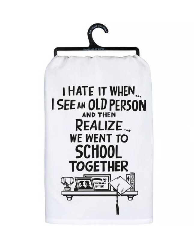 Old Person Tea Towel