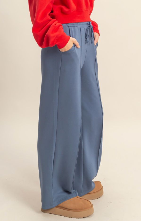 The Pintuck Wide Leg Pants