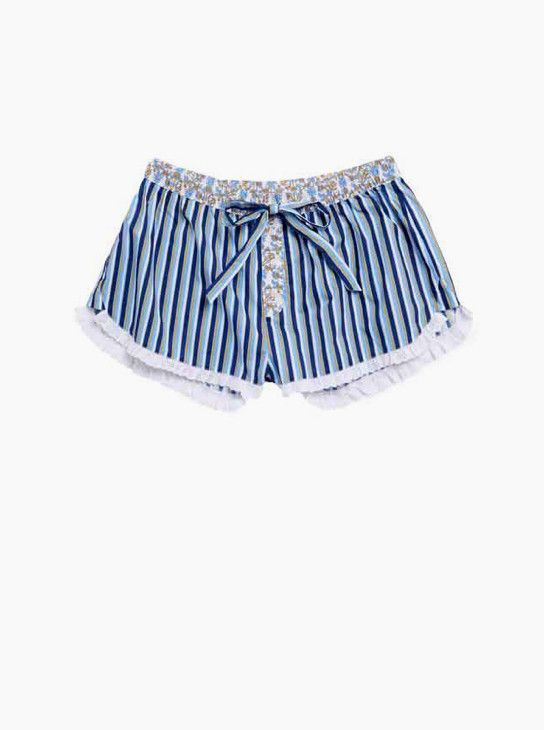 Floral Striped Boxer Short, Size: S