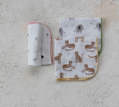 Square Cotton Burp Cloth