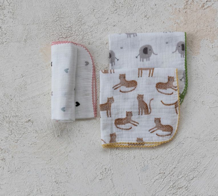 Square Cotton Burp Cloth