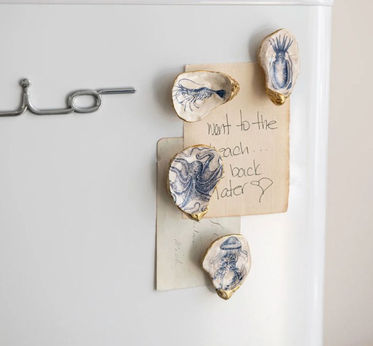 Oyster Magnet Set of 4