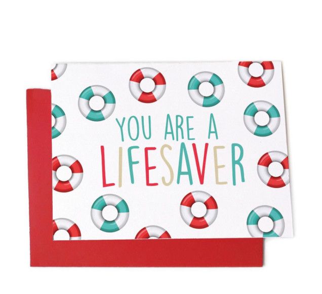 Life Saver Greeting Card