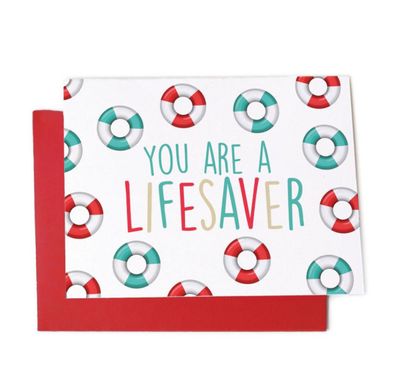 Life Saver Greeting Card