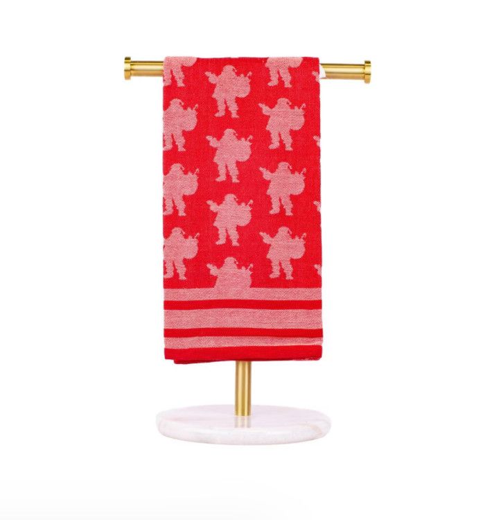 Santa Jacquard Tea Towel