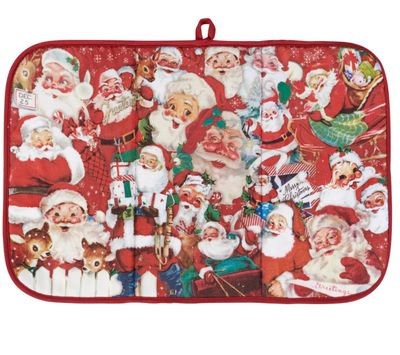 Retro Santa Drying Mat