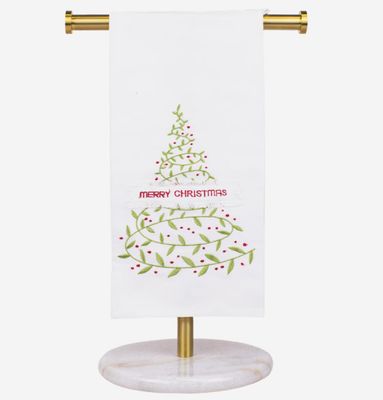 Christmas Tree Vine Tea Towel