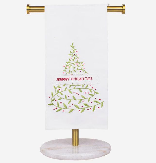 Christmas Tree Vine Tea Towel