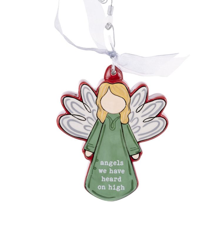 Angels We Have Heard Puff Ornament