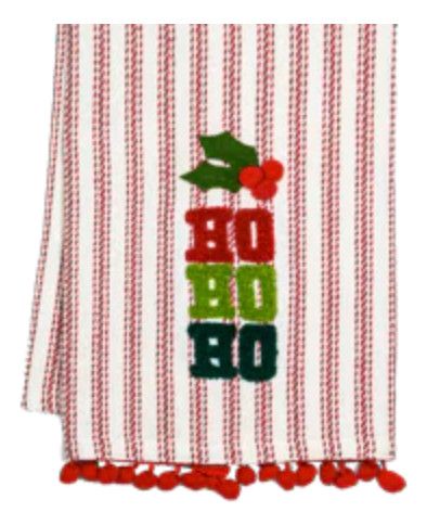 Holly Tea Towel, Color: HO HO HO