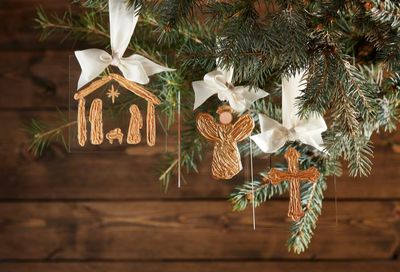 Gold Accented Acrylic Ornament