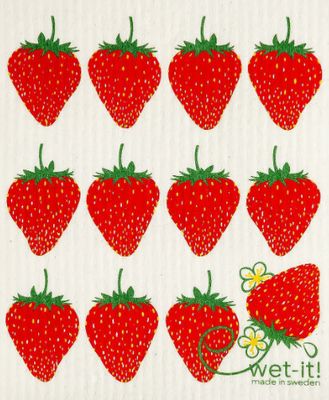 Strawberry Swedish Dishcloth