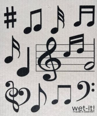 Musical Swedish Dishcloth