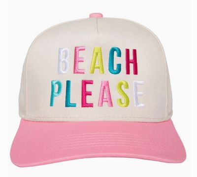 Beach Please Vintage Hat