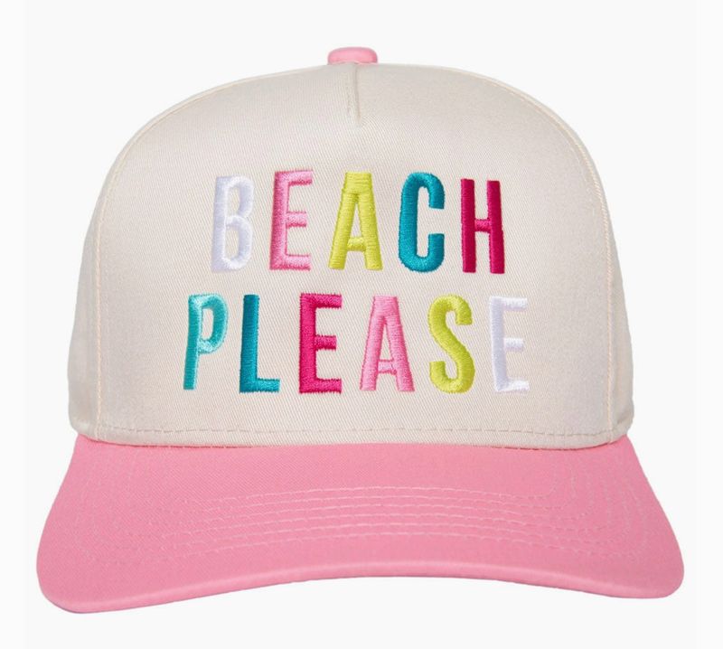 Beach Please Vintage Hat