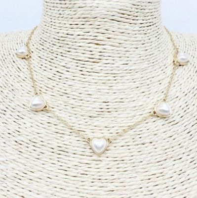 The Dart Gold Pearl Necklace
