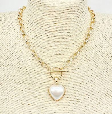 The Axle Gold Pearl Necklace