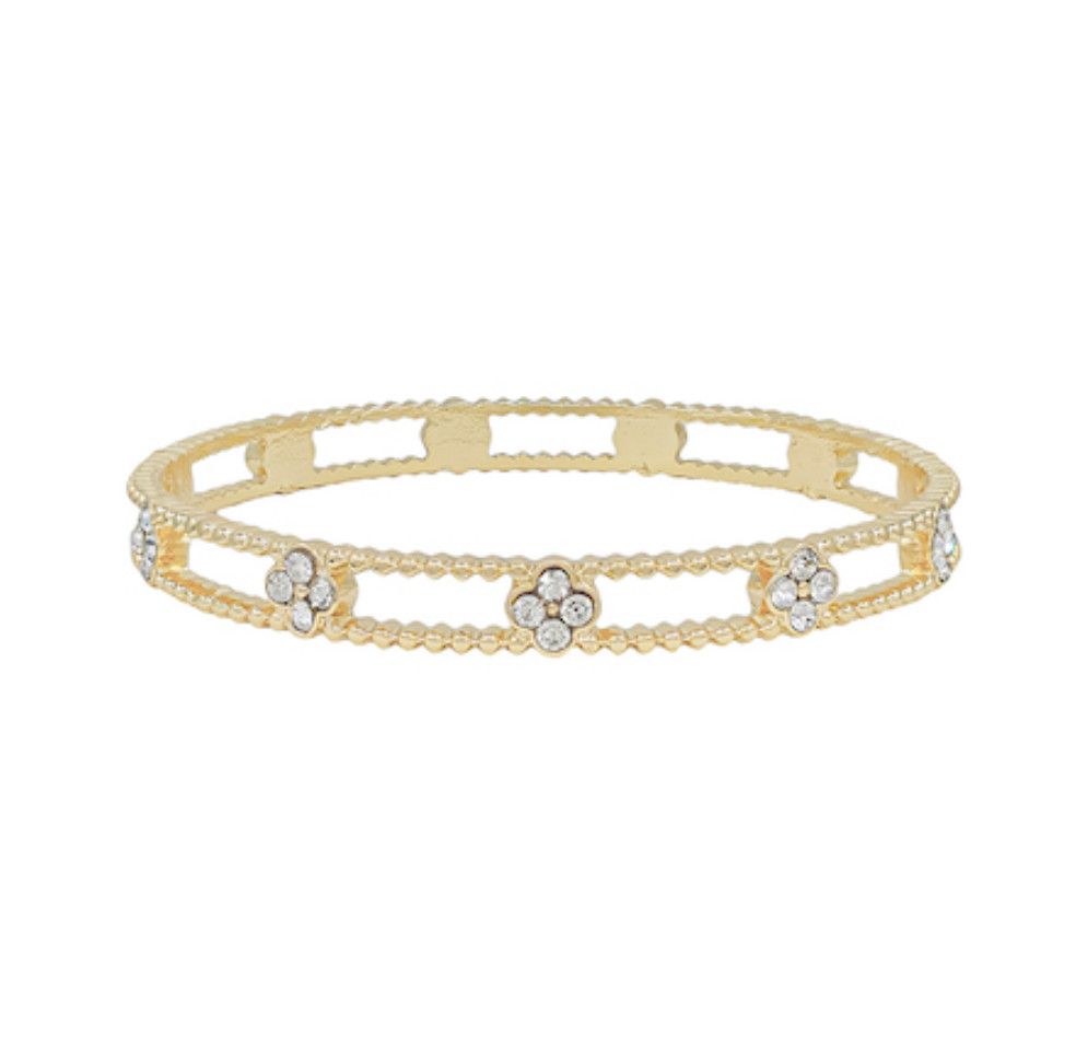 The Kent Gold Clear Bracelet