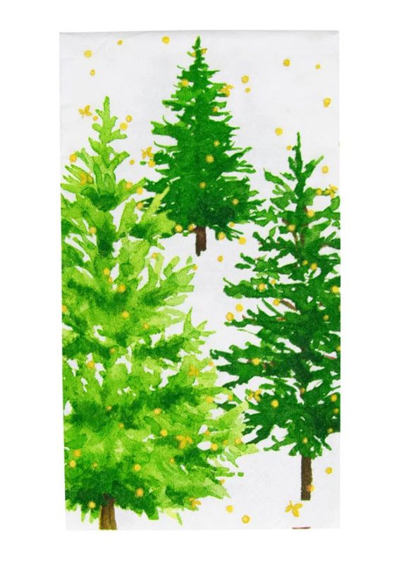 White Christmas Guest Napkin