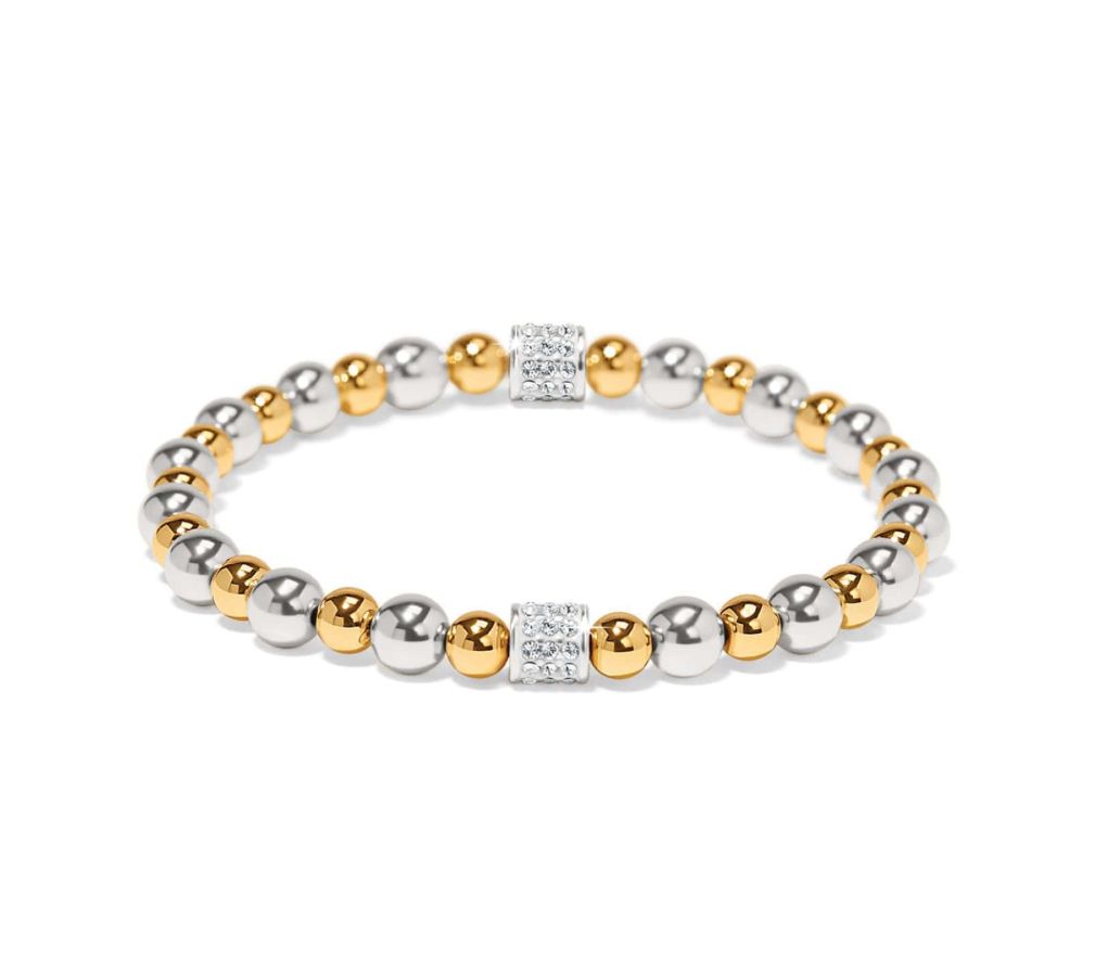Meridian Petite Stretch Bracelet  Silver and Gold