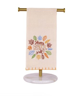 Happy Fall Y&#39;all Tea Towel